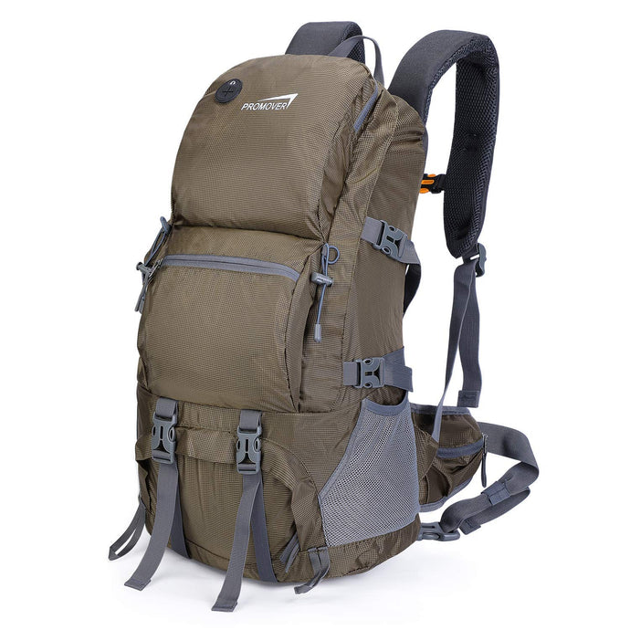 Promover 48L Hiking Backpack Travel Daypack Camping Backpacking Backpacks Water Reasistant Trekking Bag Large for Climbing Camping Mountaineering Traveling Cycling